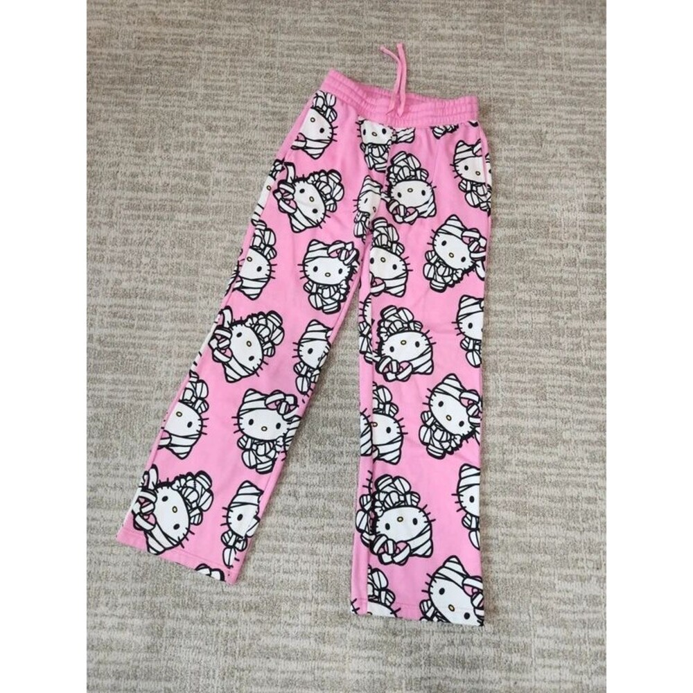 Hello Kitty women's mummy sweatpants pink size XS